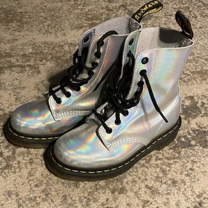 Dr Martens holo boots